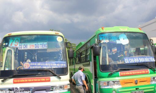 How to visit the cu chi tunnels on public bus