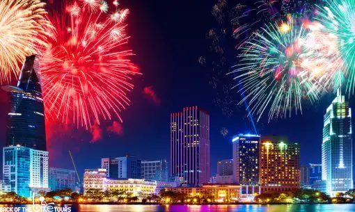 Firework in Saigon