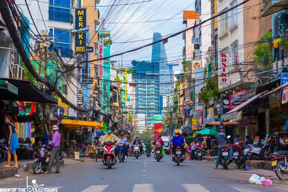 Stay safe and alert when walking in street of Ho Chi Minh City