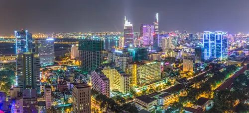 View from Shri In Ho Chi Minh City