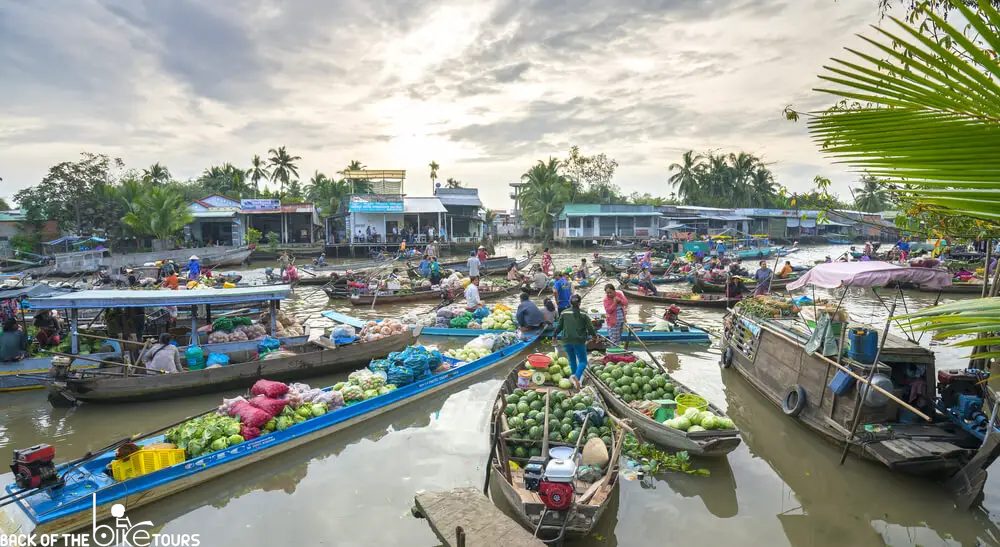 Cai Rang Floating Market in Can Tho