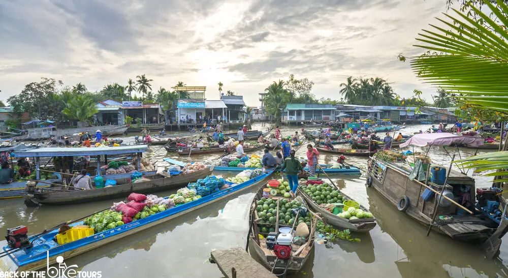 Cai Rang Floating Market in Can Tho