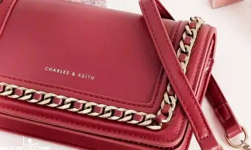 Charles & Keith red bag