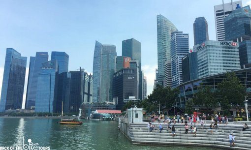 Singapore City View from the waterfront